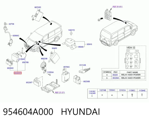  954604A000 Hyundai/Kia