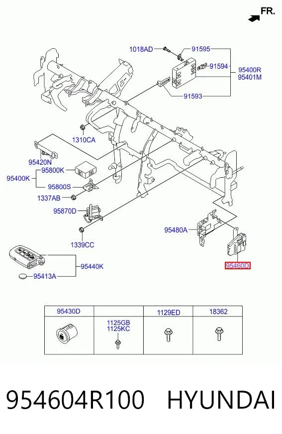  954604R100 Hyundai/Kia