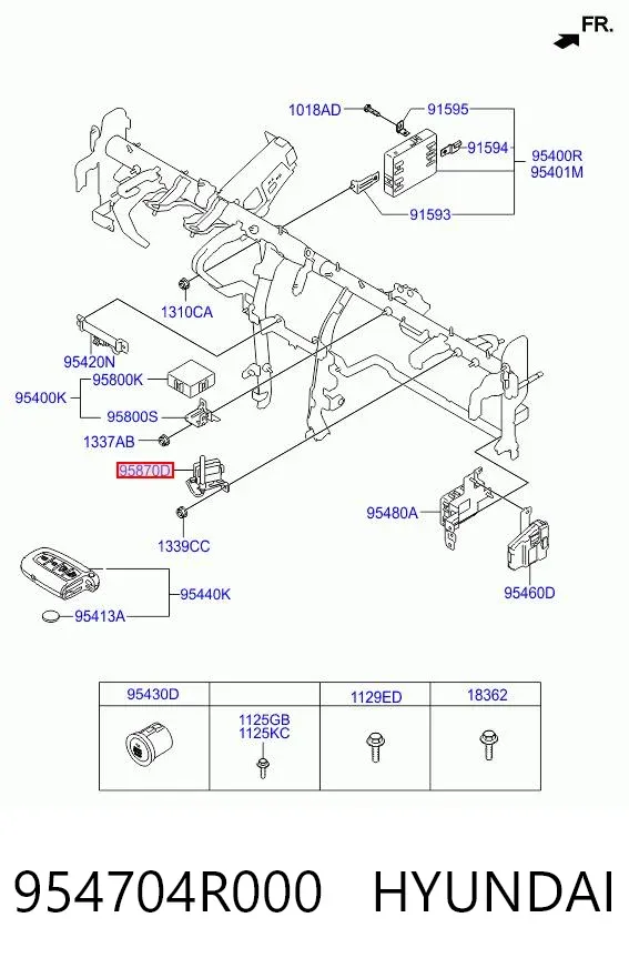  954704R000 Hyundai/Kia