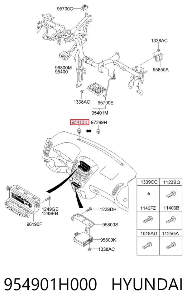  954901H000 Hyundai/Kia