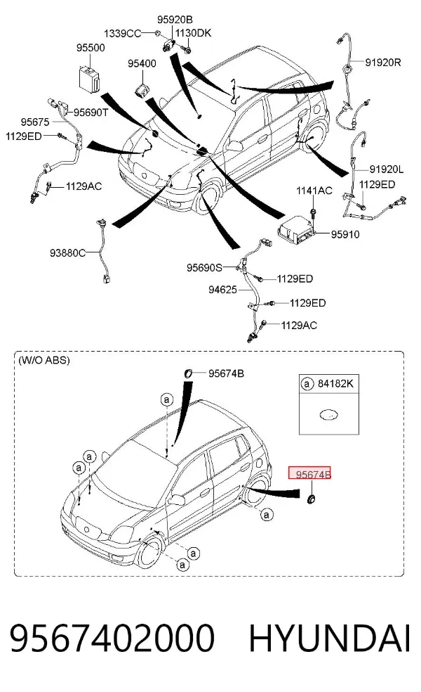 9567402000 Hyundai/Kia
