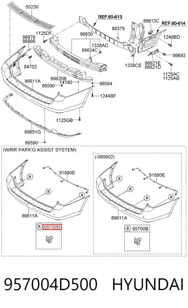 957004D500 Hyundai/Kia