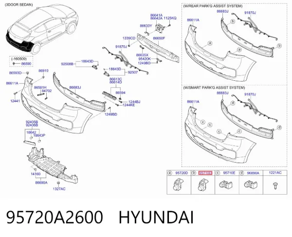  95720A2600 Hyundai/Kia