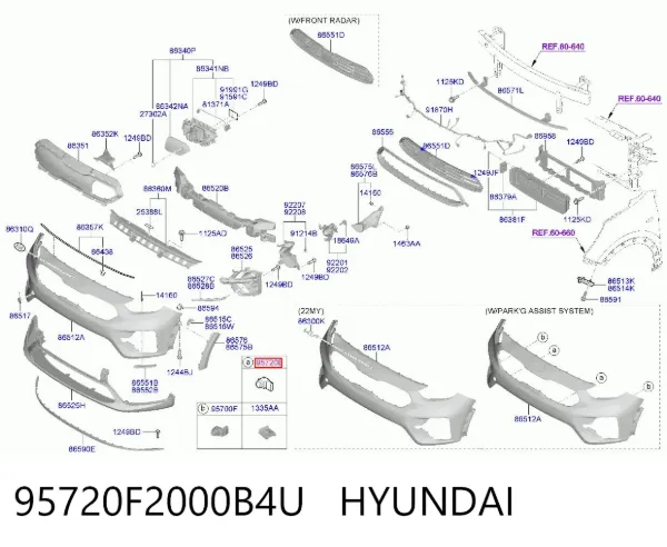  95720F2000B4U Hyundai/Kia