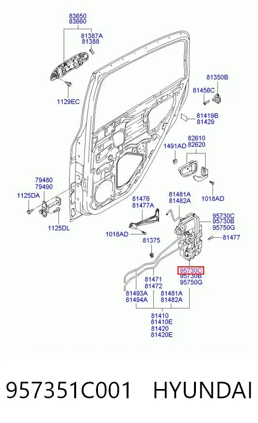  957351C001 Hyundai/Kia