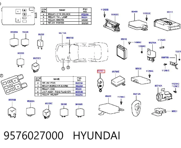  9576027000 Hyundai/Kia