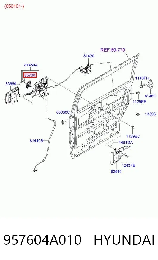  957604A010 Hyundai/Kia