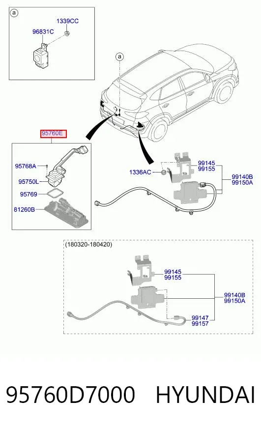  95760D7000 Hyundai/Kia