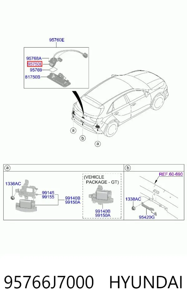 95766J7000 Hyundai/Kia