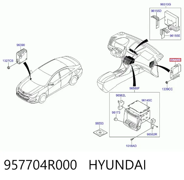  957704R000 Hyundai/Kia