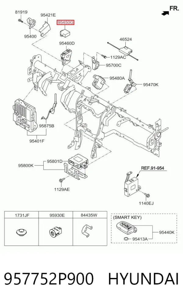 957752P900 Hyundai/Kia