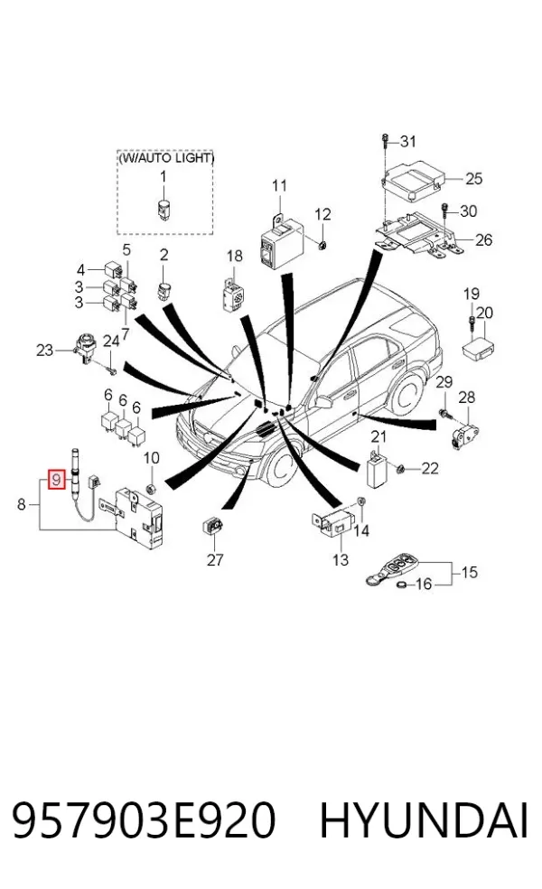 957903E920 Hyundai/Kia