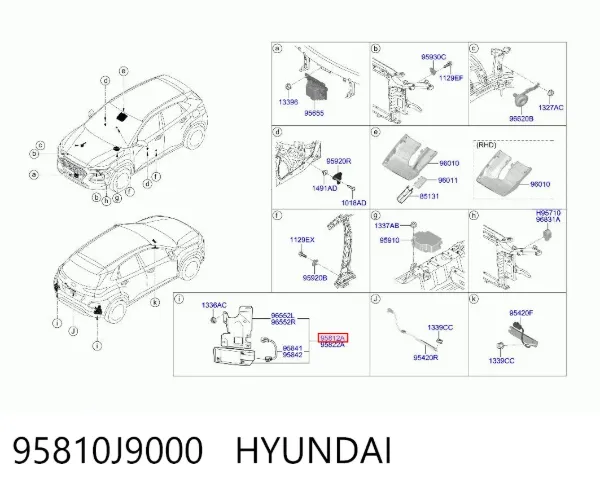 95810J9000 Hyundai/Kia