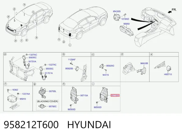  958212T600 Hyundai/Kia