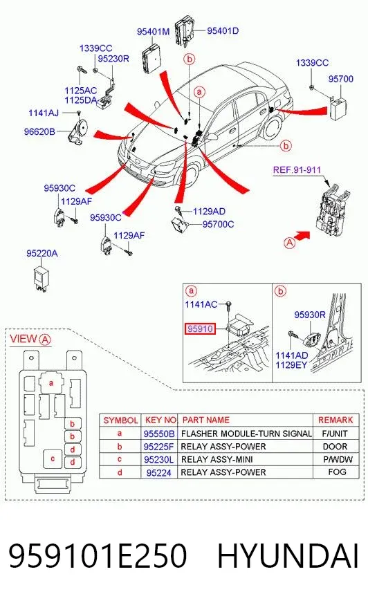  959101E250 Hyundai/Kia