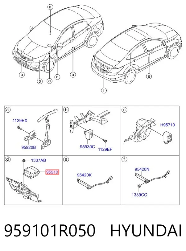  959101R050 Hyundai/Kia