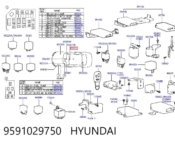  9591029750 Hyundai/Kia