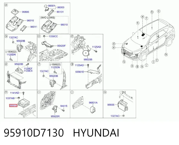  95910D7130 Hyundai/Kia