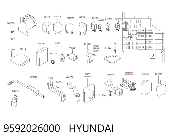  9592026000 Hyundai/Kia