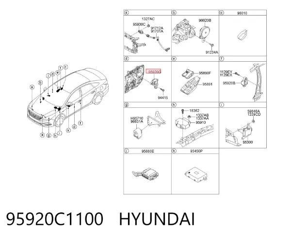  95920C1100 Hyundai/Kia