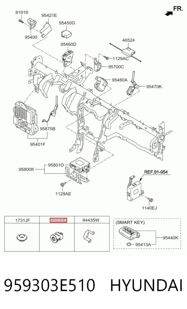  959303E510 Hyundai/Kia