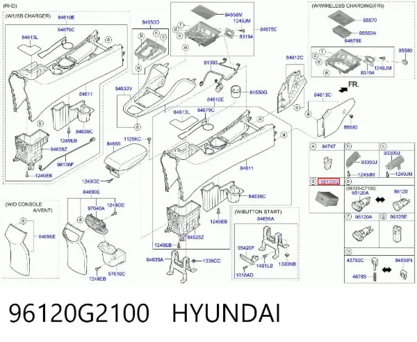  96120G2100 Hyundai/Kia