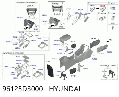 USB-разветвитель HYUNDAI 96125D3000
