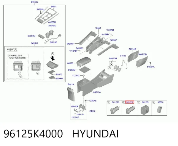  96125K4000 Hyundai/Kia