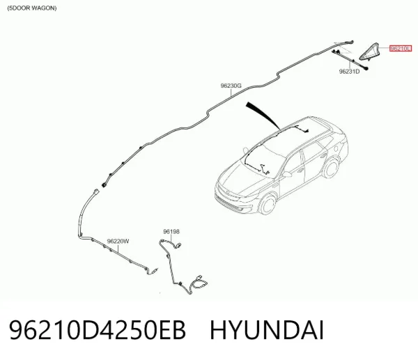 Антенна 96210D4250EB Hyundai/Kia