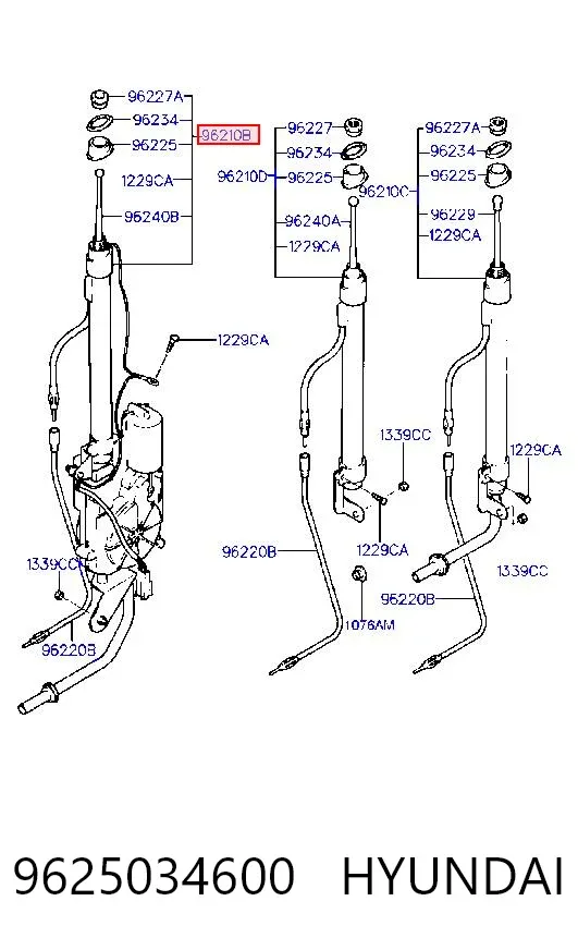 Антенна 9625034600 Hyundai/Kia