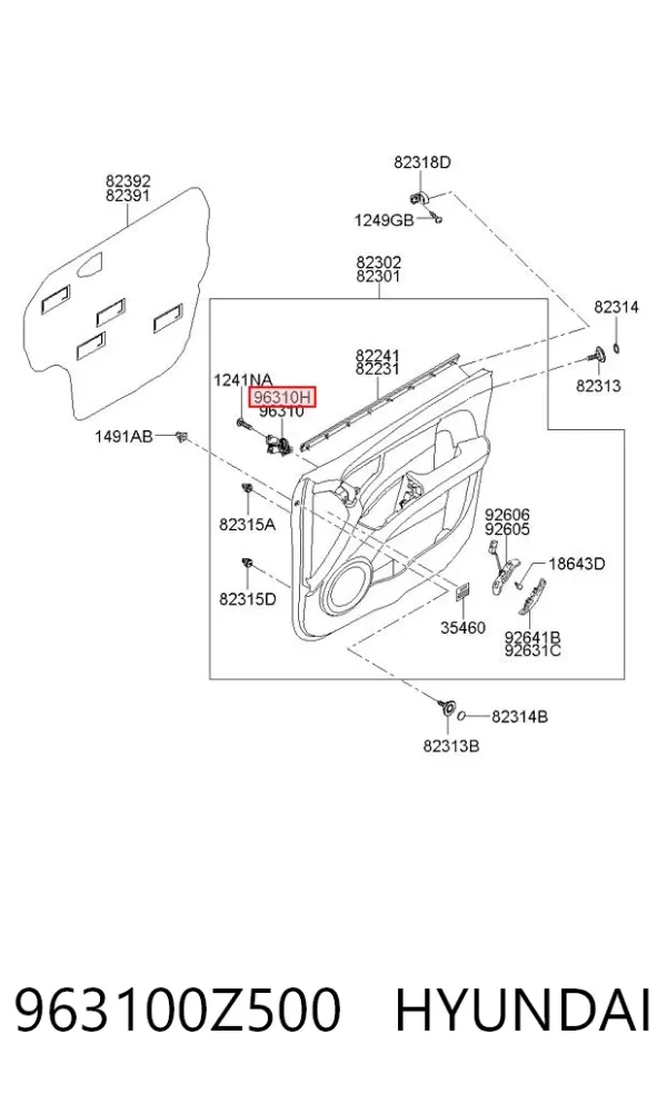  963100Z500 Hyundai/Kia