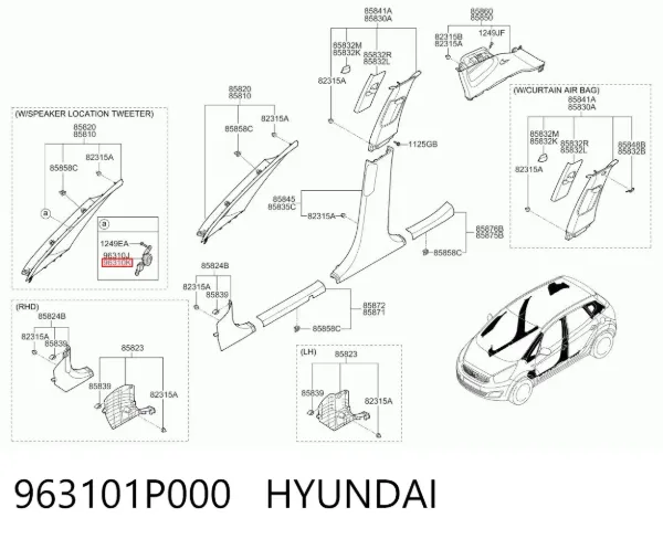  963101P000 Hyundai/Kia