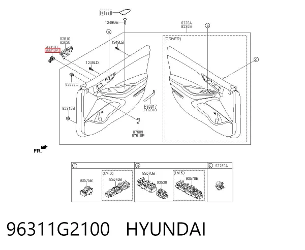  96311G2100 Hyundai/Kia
