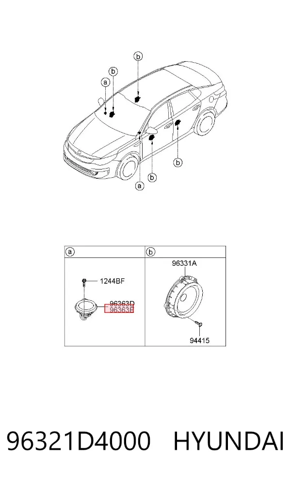  96321D4000 Hyundai/Kia