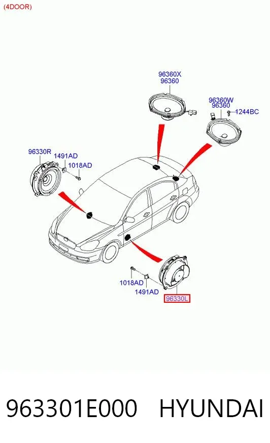  963301E000 Hyundai/Kia