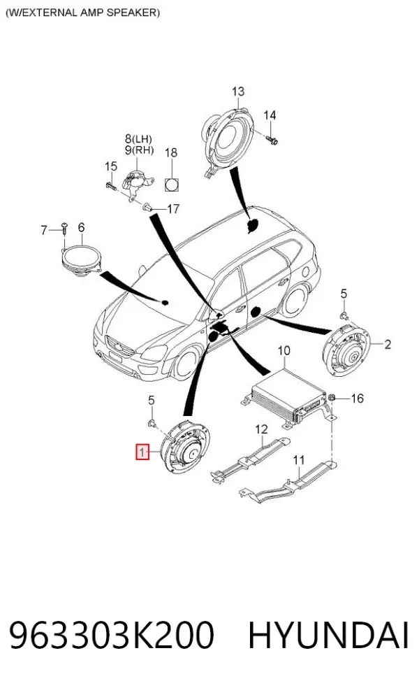  963303K200 Hyundai/Kia