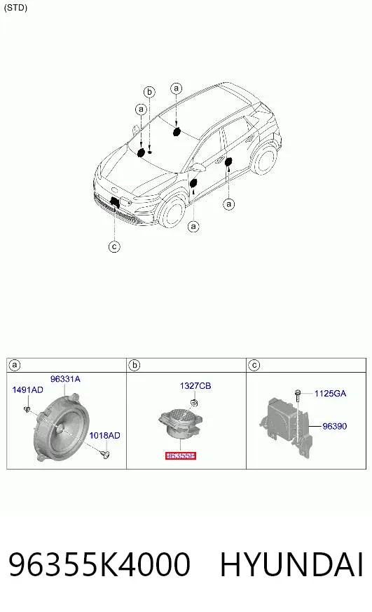  96355K4000 Hyundai/Kia
