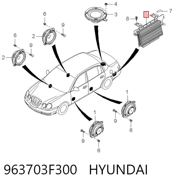  963703F300 Hyundai/Kia