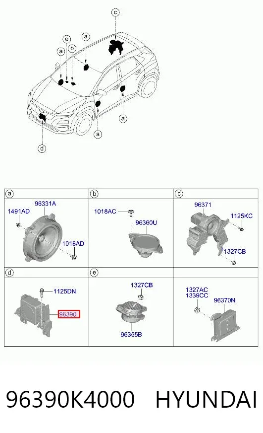  96390K4000 Hyundai/Kia