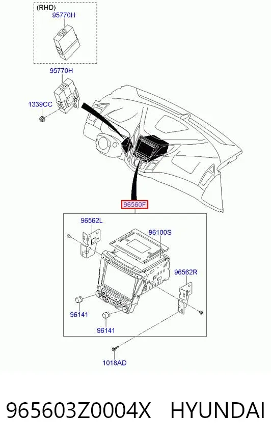  965603Z0004X Hyundai/Kia