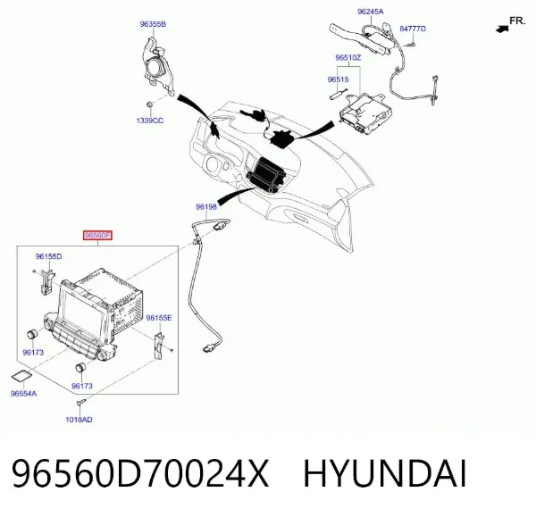  96560D70024X Hyundai/Kia