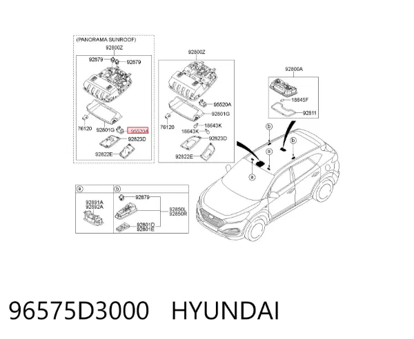 96575D3000 Hyundai/Kia