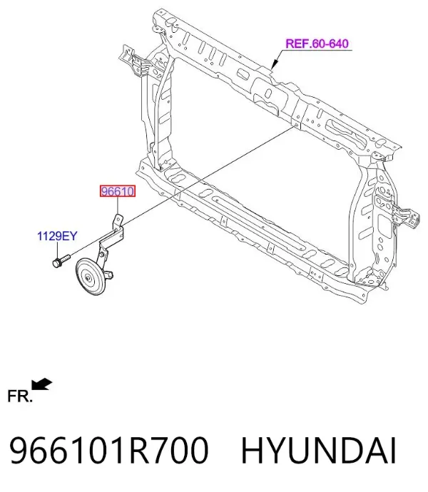  966101R700 Hyundai/Kia