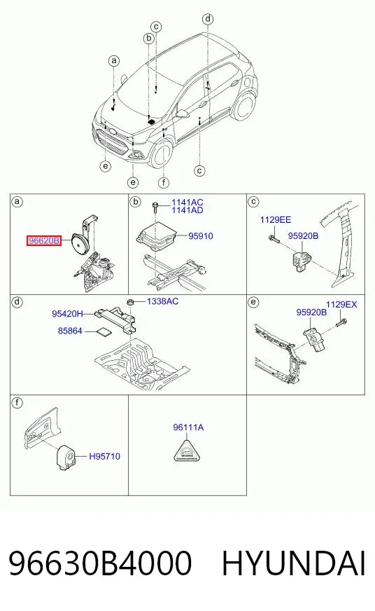 96630B4000 Hyundai/Kia