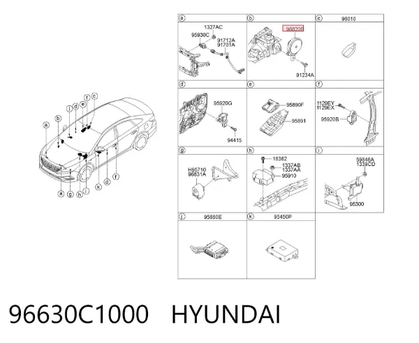  96630C1000 Hyundai/Kia