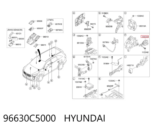  96630C5000 Hyundai/Kia