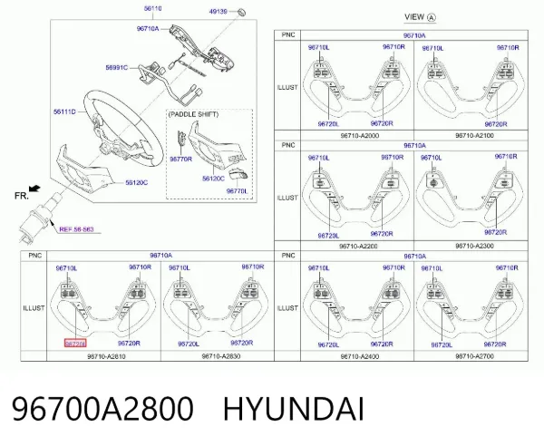  96700A2800 Hyundai/Kia