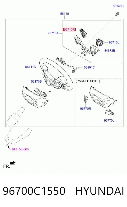  96700C1550 Hyundai/Kia
