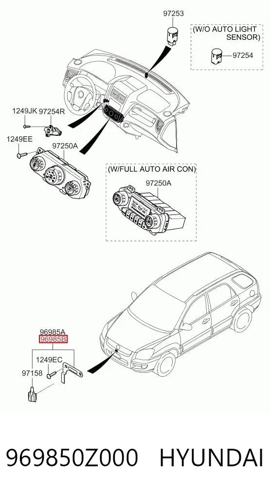  969850Z000 Hyundai/Kia