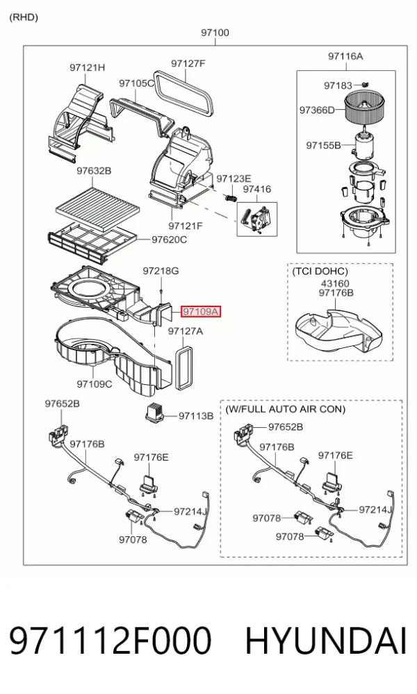  971112F000 Hyundai/Kia
